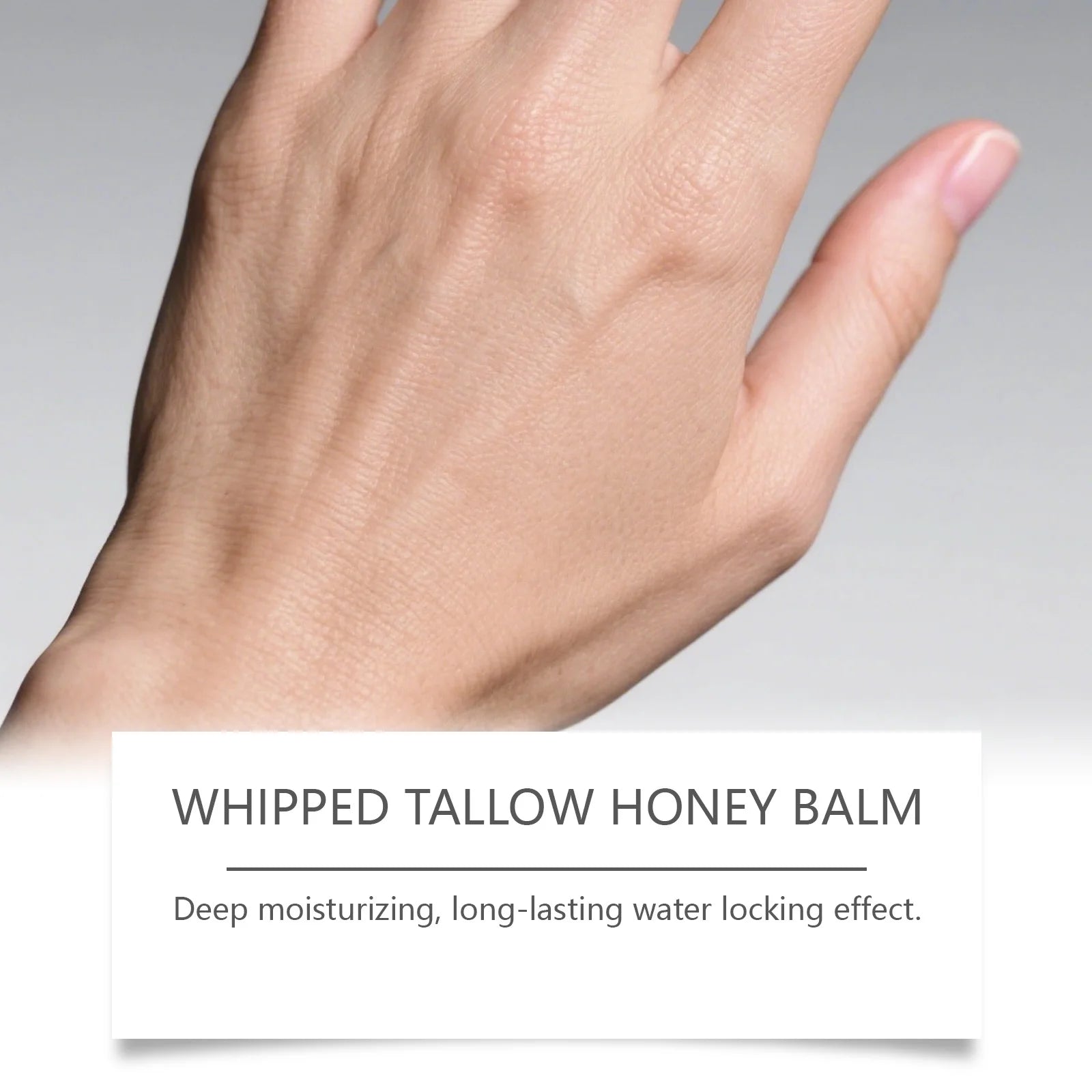 GHK-Cu Infused Beef Tallow Honey Balm – Deep Hydration and Brightening Whipped Cream for All Skin Types